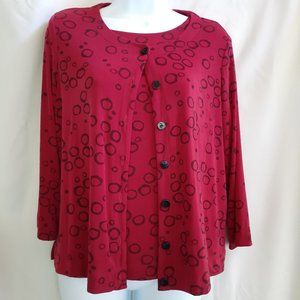 2 piece Ruby Rd. Woman sleeveless/long sleeve top